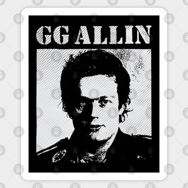 GG Allin Punk Rock Magnet by Farewell~To~Us